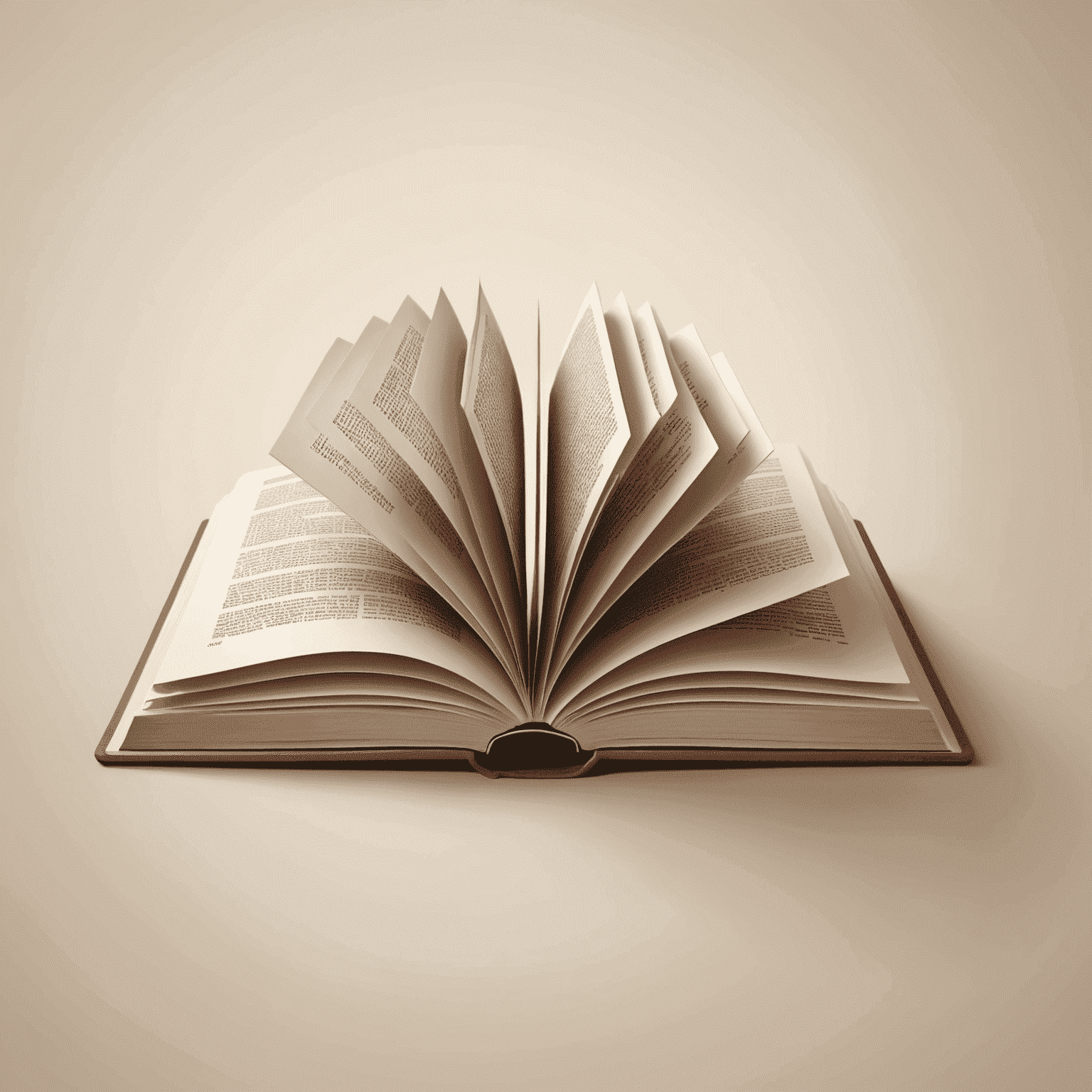 Calibper logo: A stylized open book with digital pages floating above it, symbolizing an ebook service