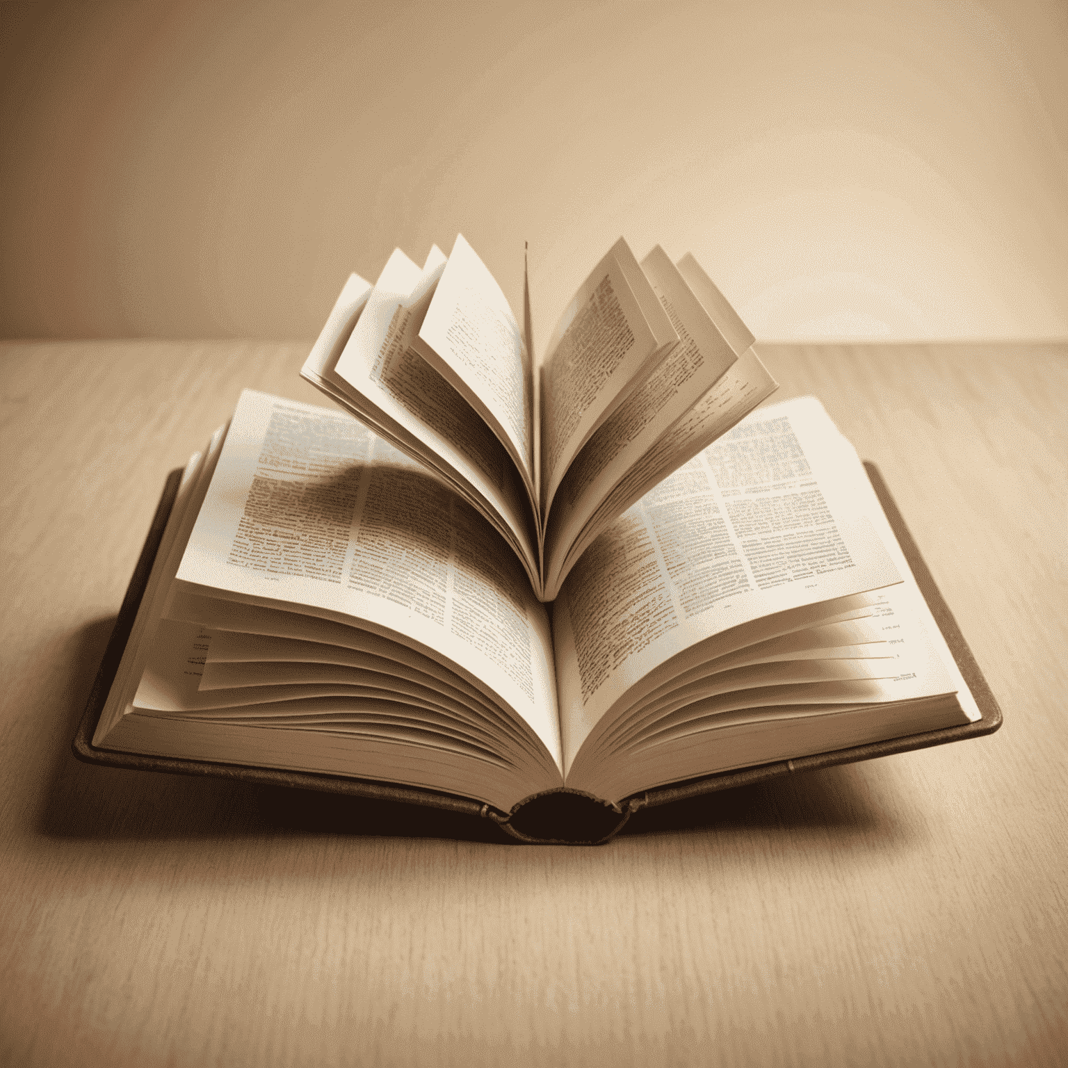 Calibper logo: A stylized open book with digital pages floating above it, symbolizing an ebook service