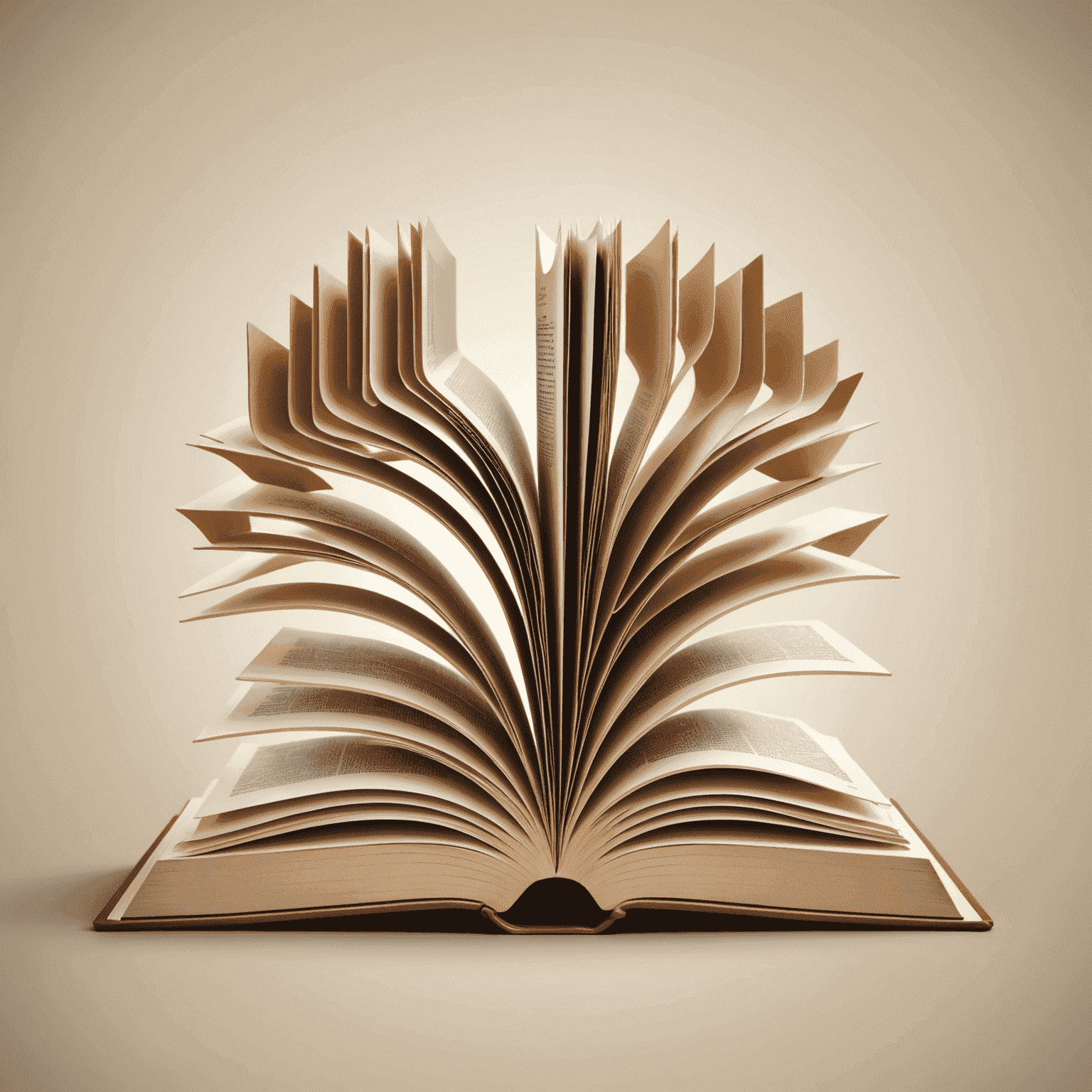 Calibper logo: A stylized open book with digital pages floating above it, symbolizing an ebook service