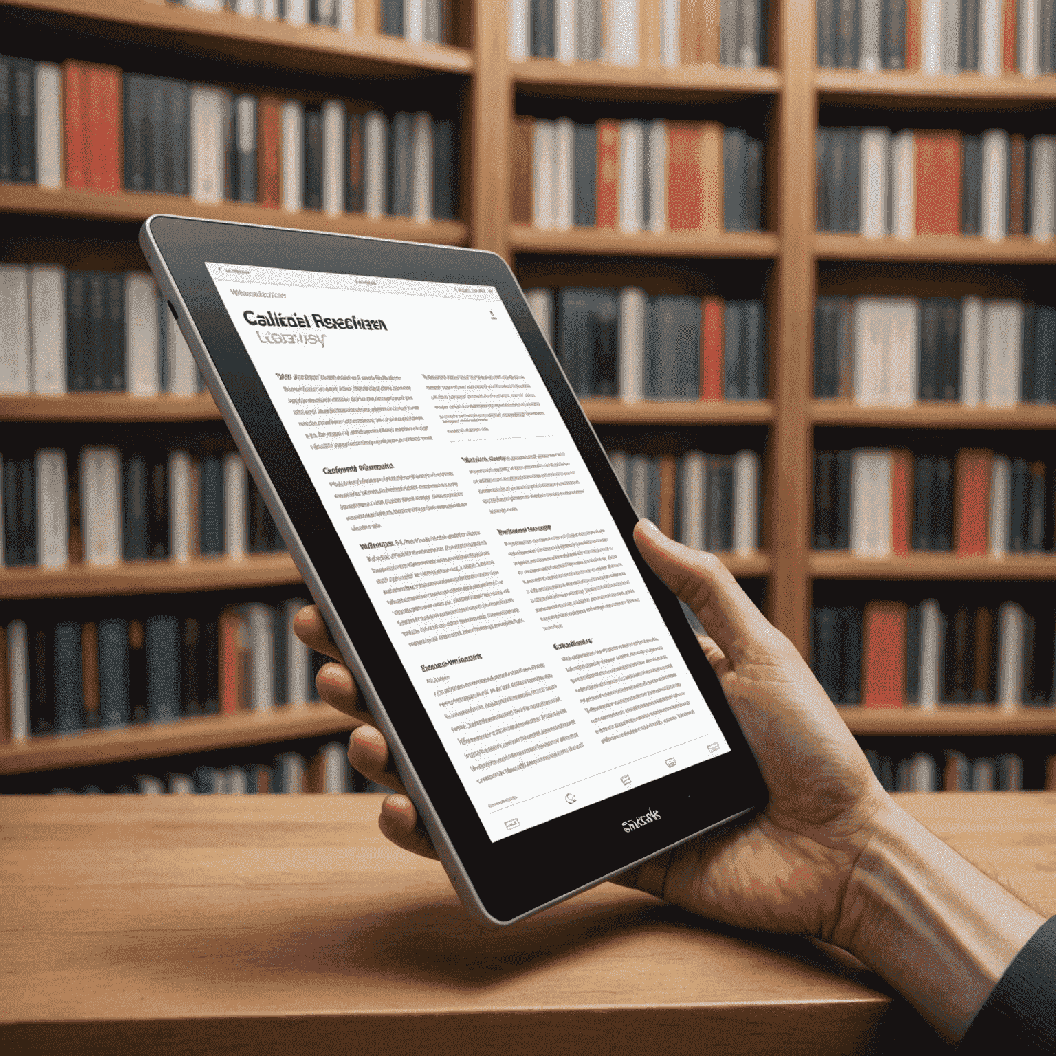 A split-screen view showing a sleek eBook reader interface on one side and a comprehensive Calibre library management system on the other